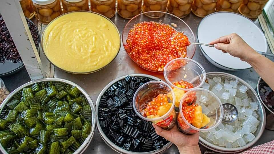 Ch&egrave; xoa xoa hạt lựu