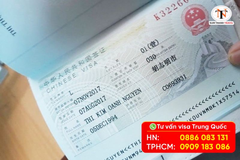 Quy tr&igrave;nh xin visa Trung Quốc