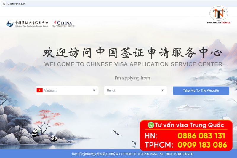 Nộp hồ sơ online xin visa du lịch Trung Quốc Nộp hồ sơ online xin visa du lịch Trung Quốc
