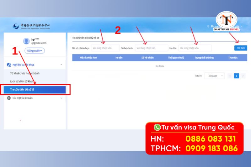 Hướng dẫn tra cứu kết quả visa Trung Quốc Hướng dẫn tra cứu kết quả visa Trung Quốc
