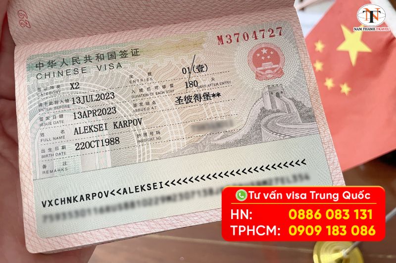 C&aacute;c bước xin visa Trung Quốc