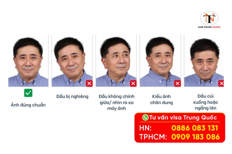 5 lỗi thường gặp khi chụp ảnh l&agrave;m visa Trung Quốc