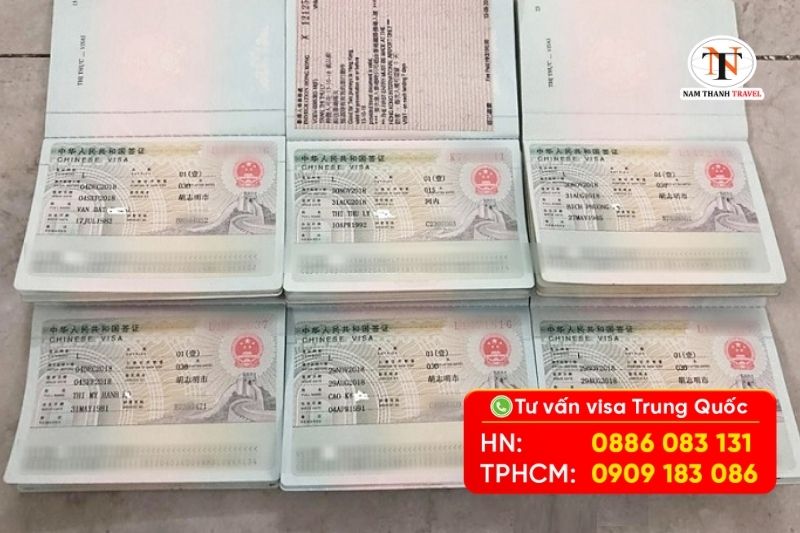 Visa đo&agrave;n Trung Quốc