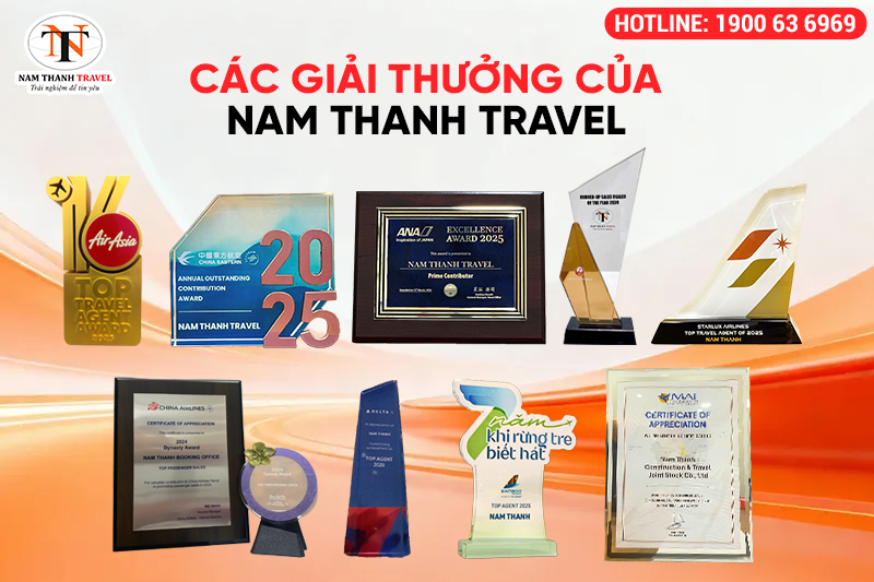 Đại lý vé máy bay Nam Thanh dành được nhiều danh hiệu Đại lý xuất sắc từ Hãng Đại lý vé máy bay Nam Thanh dành được nhiều danh hiệu Đại lý xuất sắc từ Hãng
